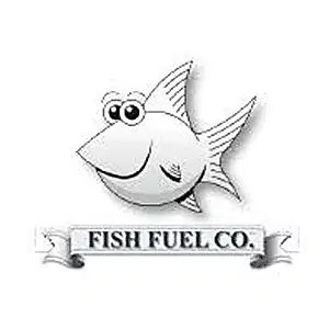 Fish Fuel Co logo representing frozen fish and turtle food stocked at Pets Everywhere