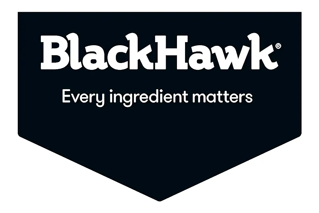 Black Hawk pet food logo premium dog and cat nutrition available at Pets Everywhere Adelaide